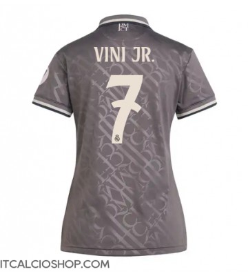 Real Madrid Vinicius Junior #7 Terza Maglia Femmina 2024-25 Manica Corta
